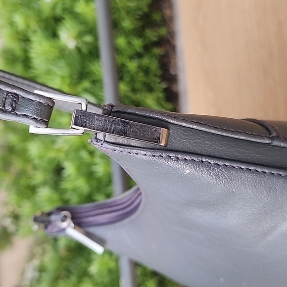 Vintage Coletta Mini Gray Genuine Leather Shoulder Bag - Picture 9 of 13